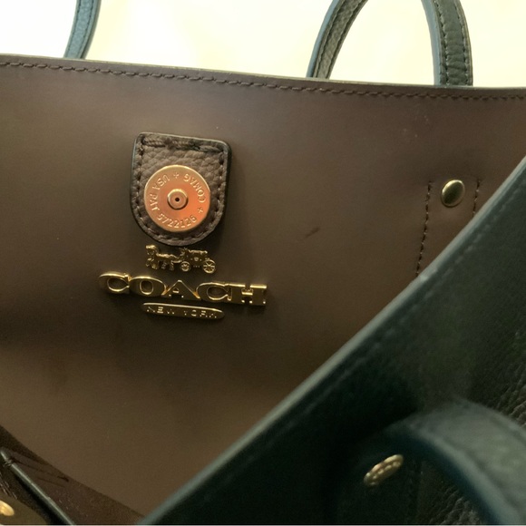 COACH TOTE BAG PURSE BLACK - Picture 5 of 5